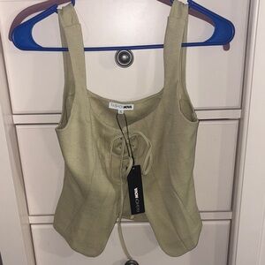 Fashion Nova Olive Green Camisole Top